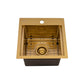 Ruvati 15" Giana Nano-PVD Workstation Bar Sink Drop-In - RVH8215
