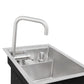 Ruvati 20" Vienna RV Sink with Concealed Faucet - RVH8272