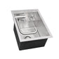Ruvati 20" Vienna RV Sink with Concealed Faucet - RVH8272