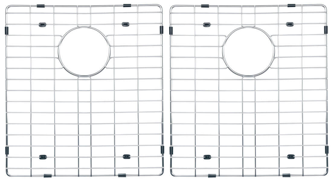 Ruvati Corner Butterfly Undermount Kitchen Sink RVH8400