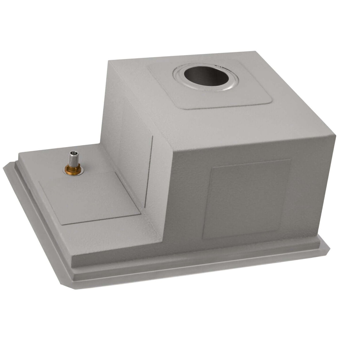 Ruvati 22" Ibiza Glass Rinser Bar Sink Workstation Undermount - RVH8542ST, featuring a built-in glass rinser.