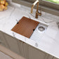 Ruvati 22" Ibiza Glass Rinser Bar Sink Workstation Undermount - RVH8542ST