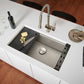 Ruvati 30" Roma Hex LedgeFit® Workstation Kitchen Sink - RVH8630