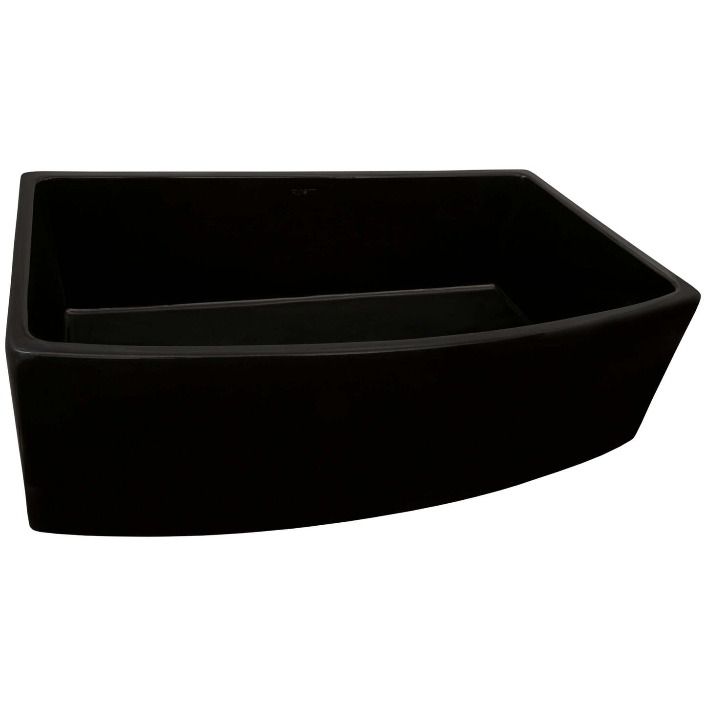 Ruvati 33" Fireclay Bow Front Farmhouse Kitchen Sink - RVL2398