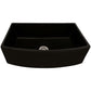 Ruvati 33" Fireclay Bow Front Farmhouse Kitchen Sink - RVL2398