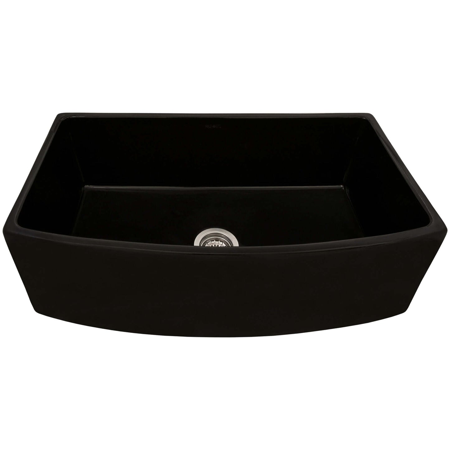 Ruvati 33" Fireclay Bow Front Farmhouse Kitchen Sink - RVL2398