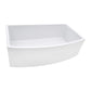 Ruvati 33" Fireclay Bow Front Farmhouse Kitchen Sink - RVL2398