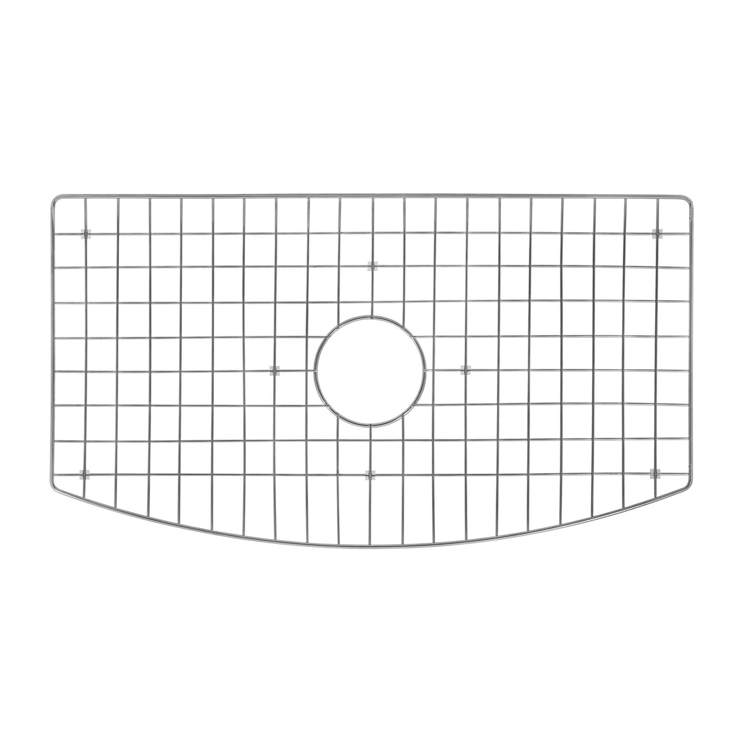 Ruvati 33" Fireclay Bow Front Farmhouse Kitchen Sink - RVL2398