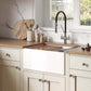 Ruvati 24" Fireclay Workstation Farmhouse Kitchen Sink White - RVL2484WH