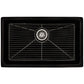 Ruvati 27" Fireclay Dual-Mount Kitchen Sink Single Bowl - RVL2707
