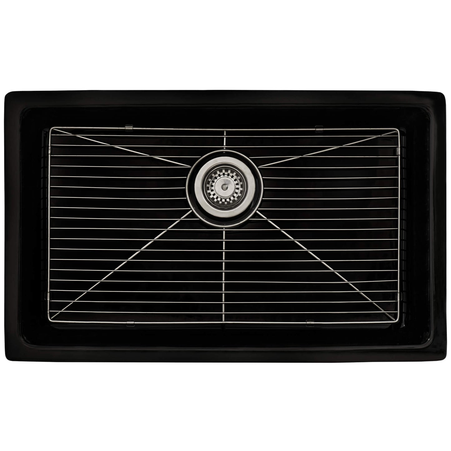 Ruvati 27" Fireclay Dual-Mount Kitchen Sink Single Bowl - RVL2707