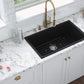 Ruvati 27" Fireclay Dual-Mount Kitchen Sink Single Bowl - RVL2707