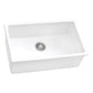 Ruvati 27" Fireclay Dual-Mount Kitchen Sink Single Bowl - RVL2707