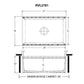 Ruvati 27" Fireclay Workstation Farmhouse Kitchen Sink White - RVL2781WH