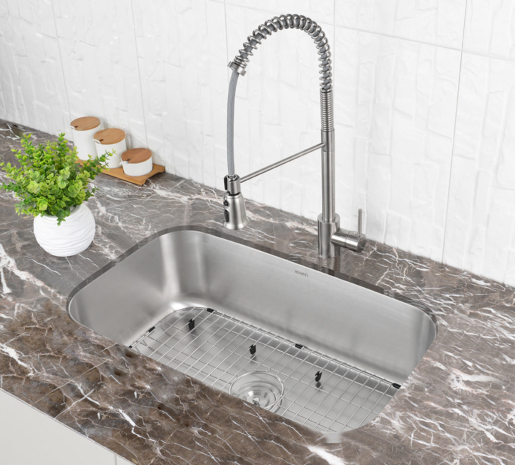 Ruvati 32" Undermount Kitchen Sink Single Bowl - RVM4200
