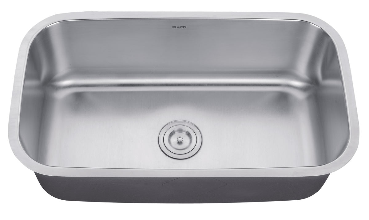 Ruvati 32" Undermount Kitchen Sink Single Bowl - RVM4200