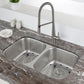 Ruvati 32" Undermount Kitchen Sink 50/50 Double Bowl - RVM4300