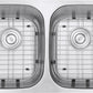 Ruvati 32" Undermount Kitchen Sink 50/50 Double Bowl - RVM4300