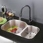 Ruvati 34" Undermount Kitchen Sink 60/40 Double Bowl - RVM4600