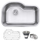 Ruvati 32" Undermount Kitchen Sink Single Bowl - RVM4700