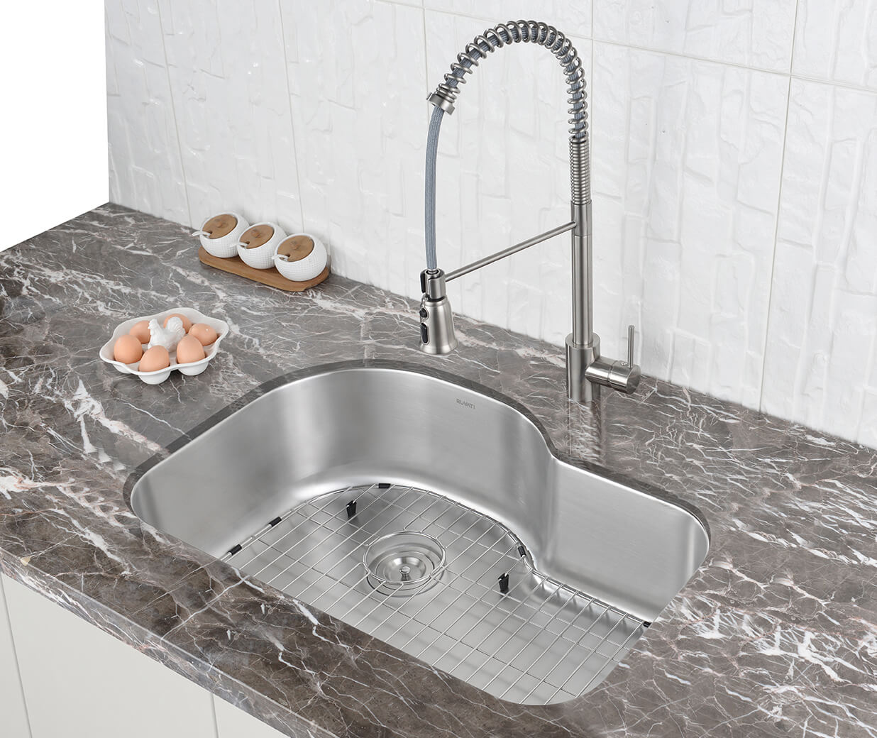 Ruvati 32" Undermount Kitchen Sink Single Bowl - RVM4700