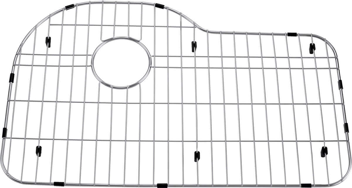 Ruvati 32" Undermount Kitchen Sink Single Bowl - RVM4700 sink grid, stainless steel, protective kitchen accessory.