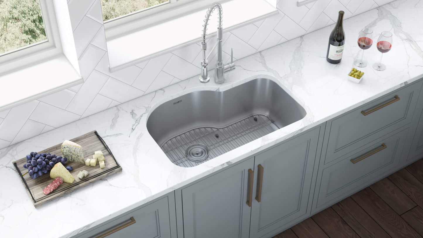 Ruvati 32" Undermount Kitchen Sink Single Bowl - RVM4700