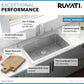 Ruvati 33" Topmount Kitchen Sink Single Bowl - RVM5001