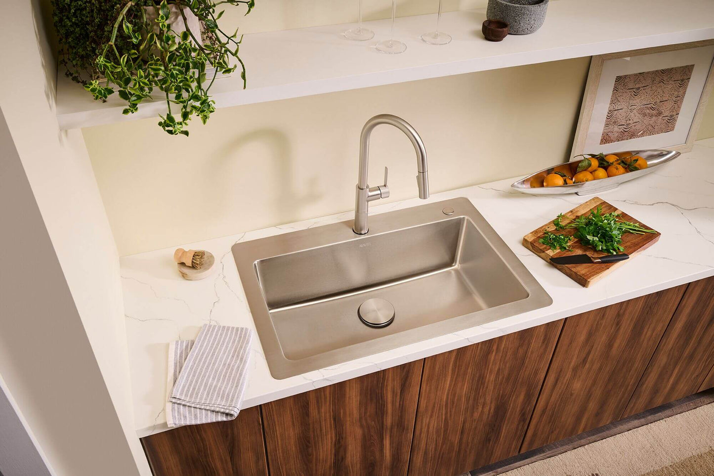 Ruvati 33" Topmount Kitchen Sink Single Bowl - RVM5001