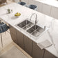 Ruvati 33" Topmount Kitchen Sink 50/50 Double Bowl - RVM5150