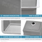 Ruvati 32" Undermount Kitchen Sink 70/30 Double Bowl - RVM5300