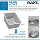 Ruvati 15" Undermount Bar Prep Kitchen Sink Single Bowl - RVM5815