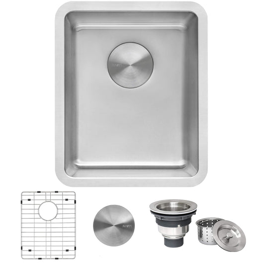 Ruvati 15" Undermount Bar Prep Kitchen Sink Single Bowl - RVM5815