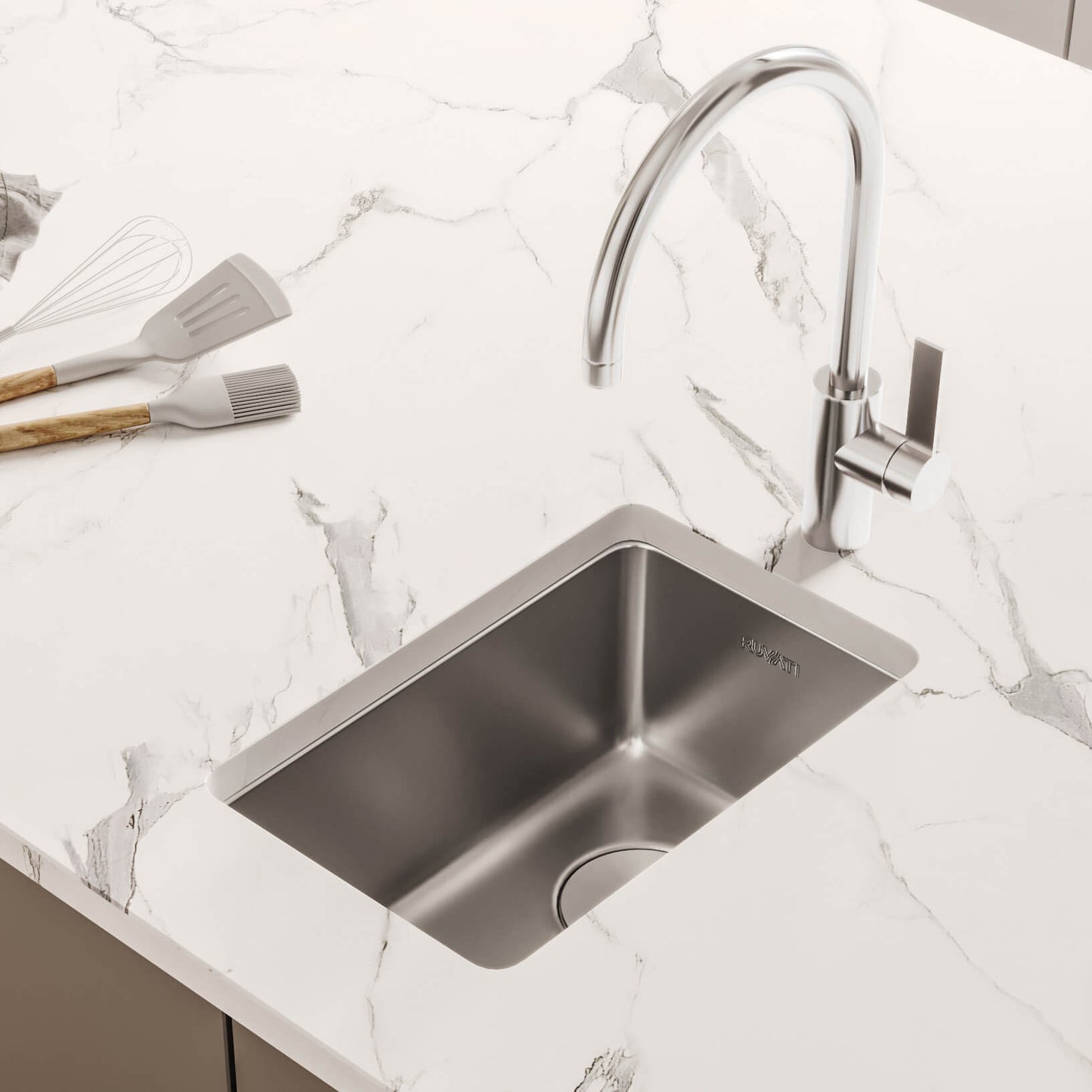 Ruvati 15" Undermount Bar Prep Kitchen Sink Single Bowl - RVM5815