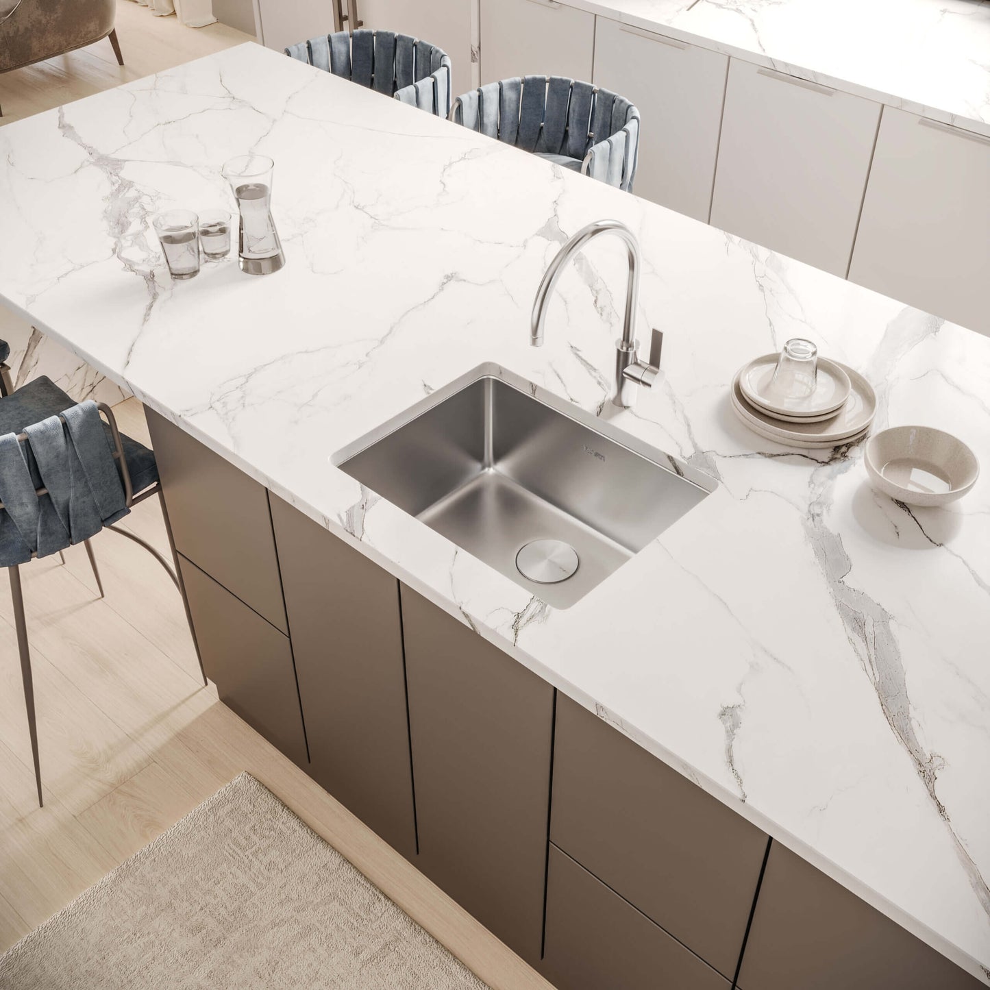 Ruvati 23" Undermount Bar Prep Kitchen Sink Single Bowl - RVM5908