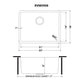 Ruvati 23" Undermount Bar Prep Kitchen Sink Single Bowl - RVM5908