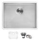 Ruvati 23" Deep Laundry Utility Sink Undermount - RVU6100