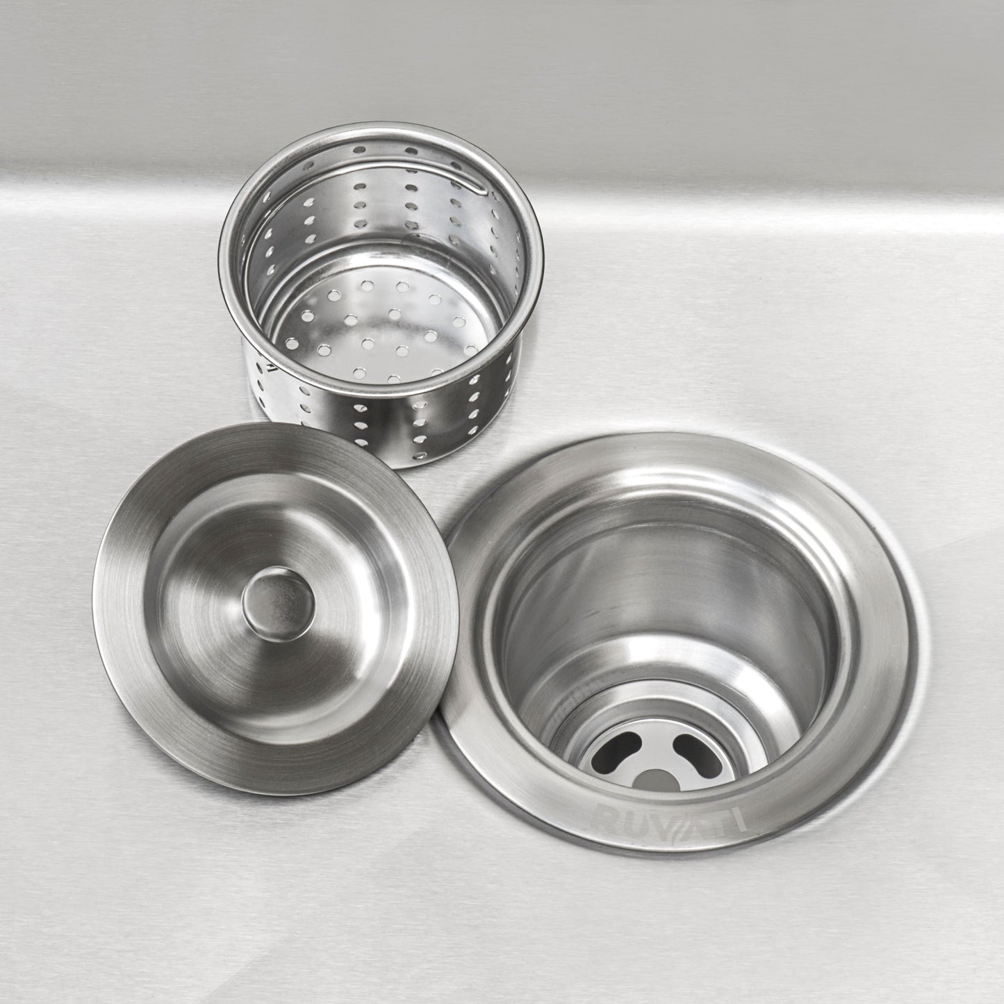 Ruvati 23" Deep Laundry Utility Sink Undermount - RVU6100