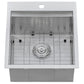 Ruvati 21" Deep Laundry Utility Workstation Sink Topmount - RVU6421