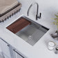 Ruvati 23" Deep Laundry Workstation Sink with Washboard - RVU6525
