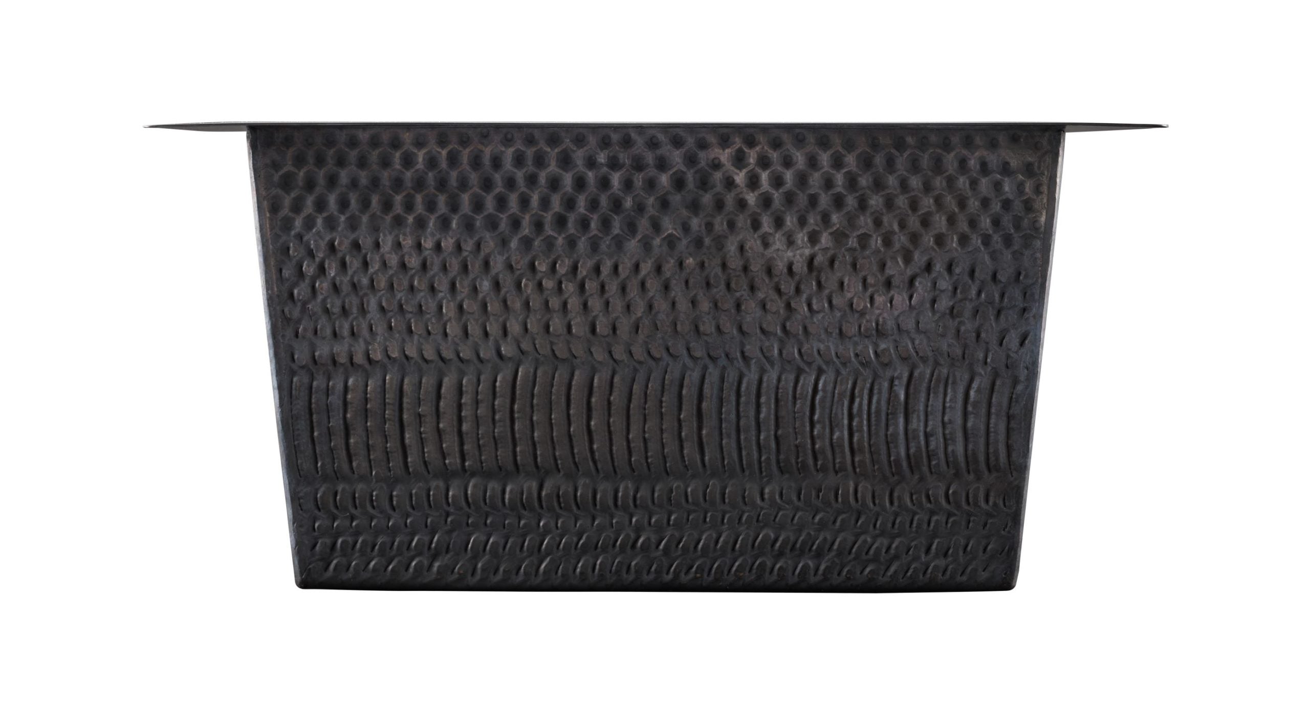 Thompson Rivera Culebra 17" Matte Black Snake Texture Bar/Prep Sink - KPU-1715MB-SNAKE - view 2