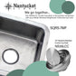 Nantucket SQRS-7MF stainless bar sink drain