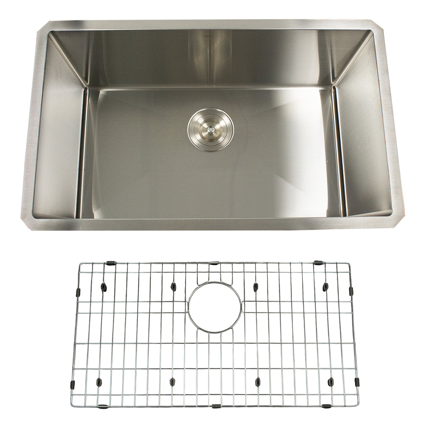 Nantucket SR3018-12-16 30-inch 12-inch-deep stainless sink, view 4