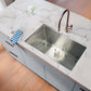 Nantucket SR3018-12-16 30-inch 12-inch-deep stainless sink, installed