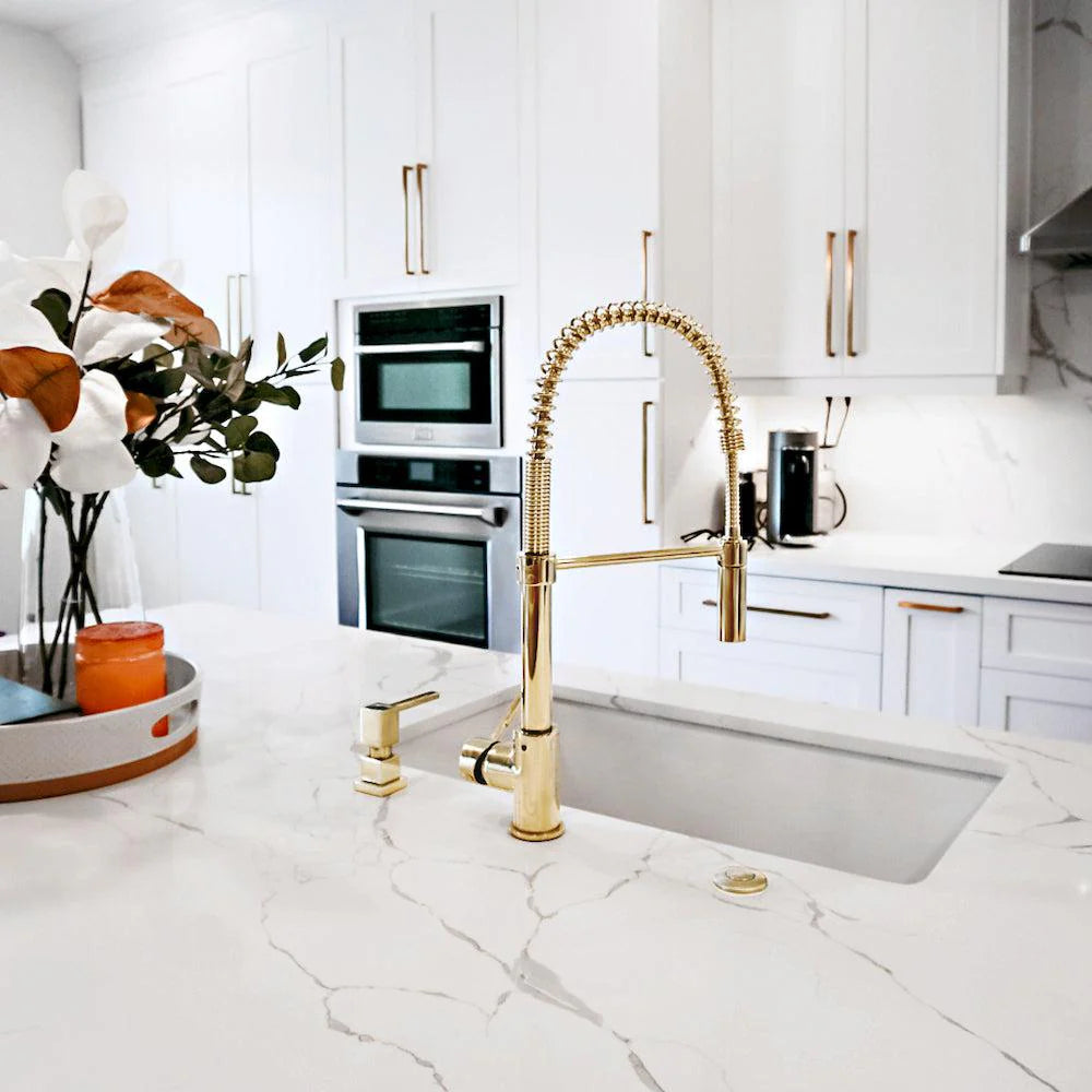 Zline ZLINE Sierra Kitchen Faucet Color: Brushed Nickel and Champagne Bronze - Autograph Edition