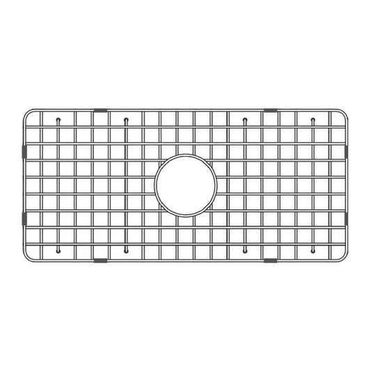 Latoscana Stainless Steel Grid for 33" Fireclay Farmhouse Sink - SSG-LFS3318 front view