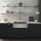 Thompson Quiroga 33" Hammered Stainless Steel single bowl farmhouse sink KSA-3322HSS