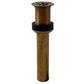 Thompson Traders antique satin gold 1.5" flower-style grid drain TDG15-ASG