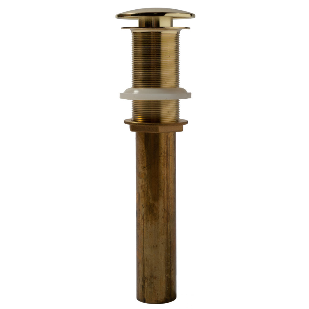 Thompson Traders antique satin gold 1.5" soft-touch pop-up drain TDP15-ASG
