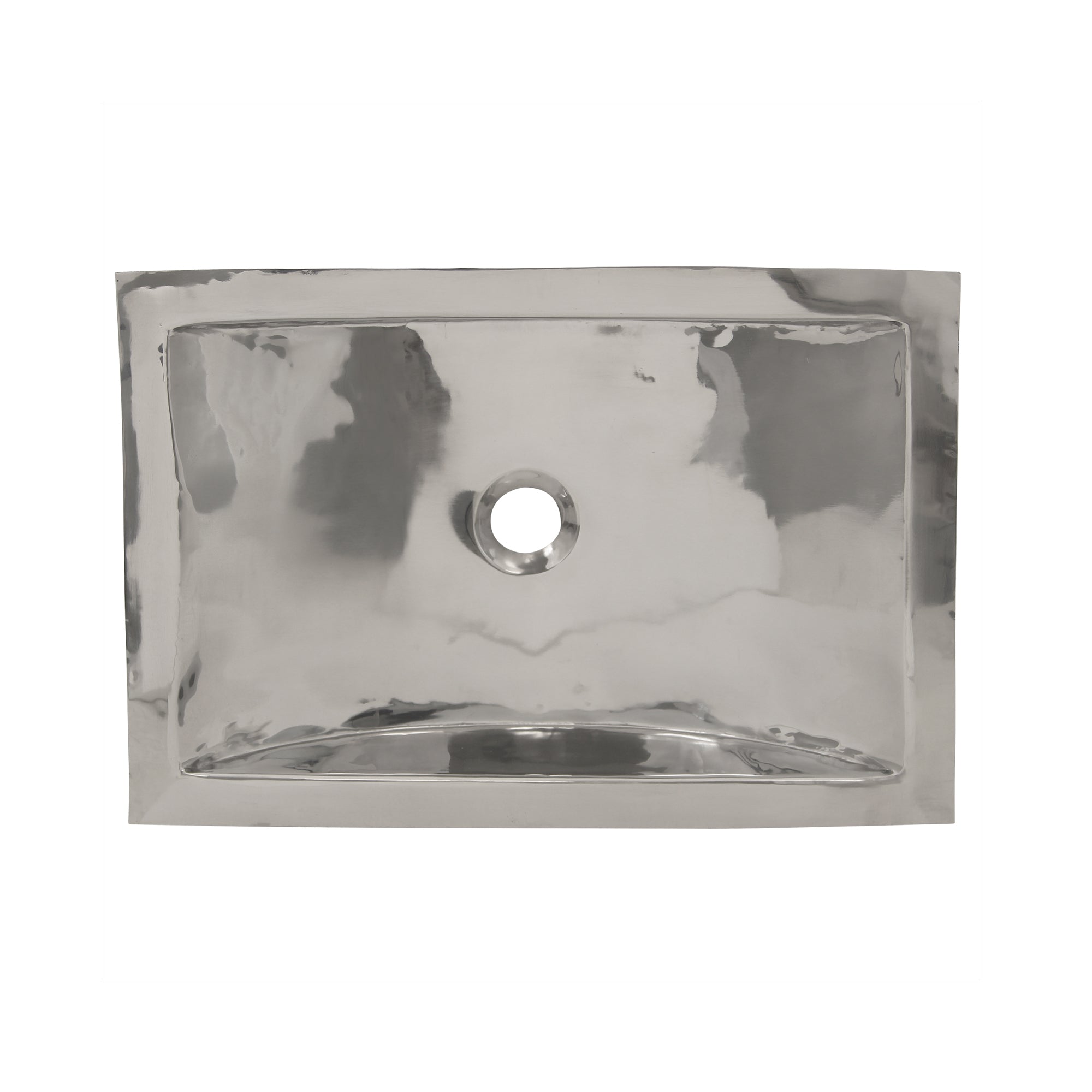 Nantucket polished stainless steel bathroom sink TRS-SM, view 3